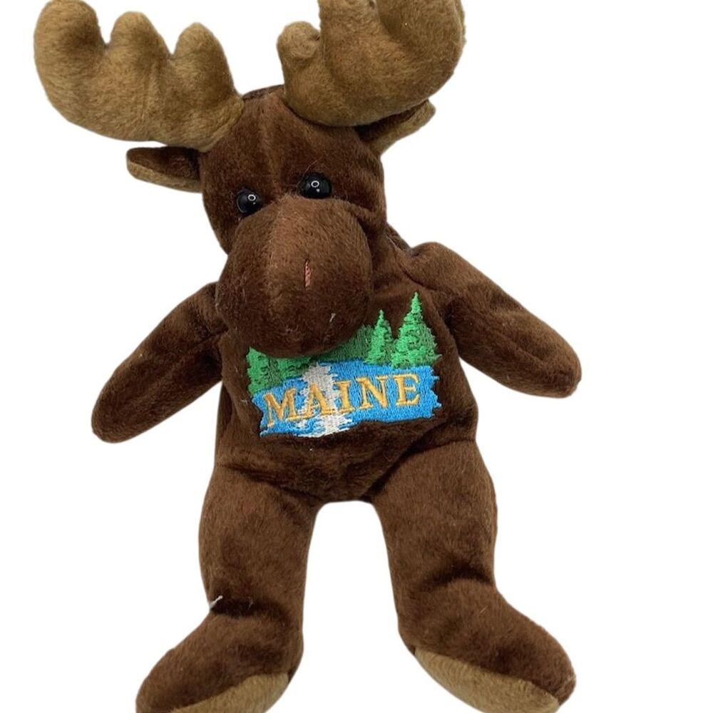 Mary Meyer Moonlight‎ Moose Plush Toy Small Brown Stuffed Animal